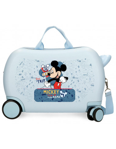 4951021 ABS ROLLING SUITCASE 4W.(2 MULTID.) 45CM. MICKEY ROA